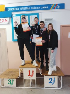 Студенты Барнаульского кооперативного техникума – чемпионы Центрального района г.Барнаула по лыжным гонкам