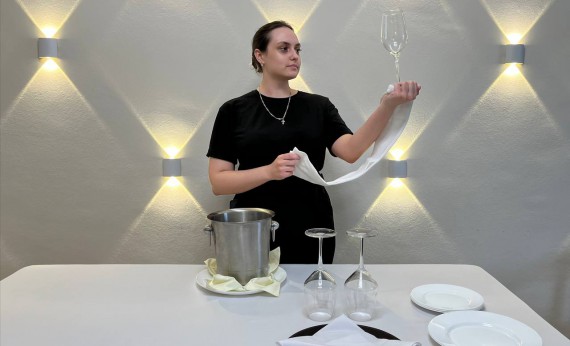 Мастерская на базе Барнаульского кооперативного техникума = площадка обучения #РСО по направлениям #Официант