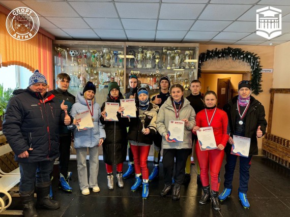 ССК "СпортАктив" Барнаульского кооперативного техникума - чемпион спартакиады среди ПОО Алтайского края по лыжным гонкам